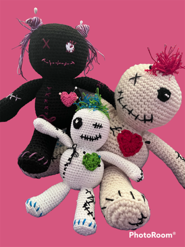 Let Us Design a Custom Crochet Voodoo Doll for you.