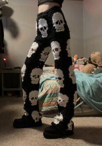 Crochet Skull Pants